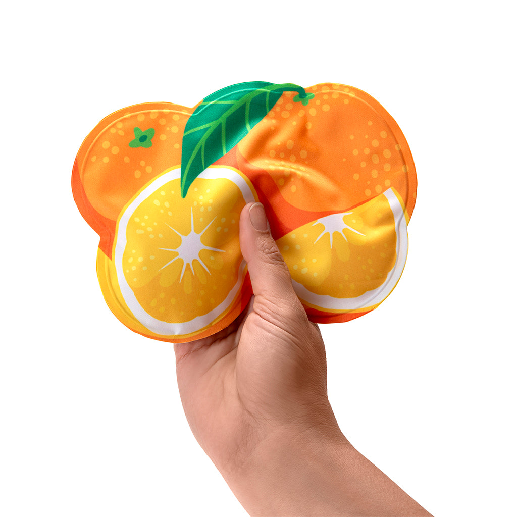 Illustrated orange ice pack for kids lunchbox by Monkey Business