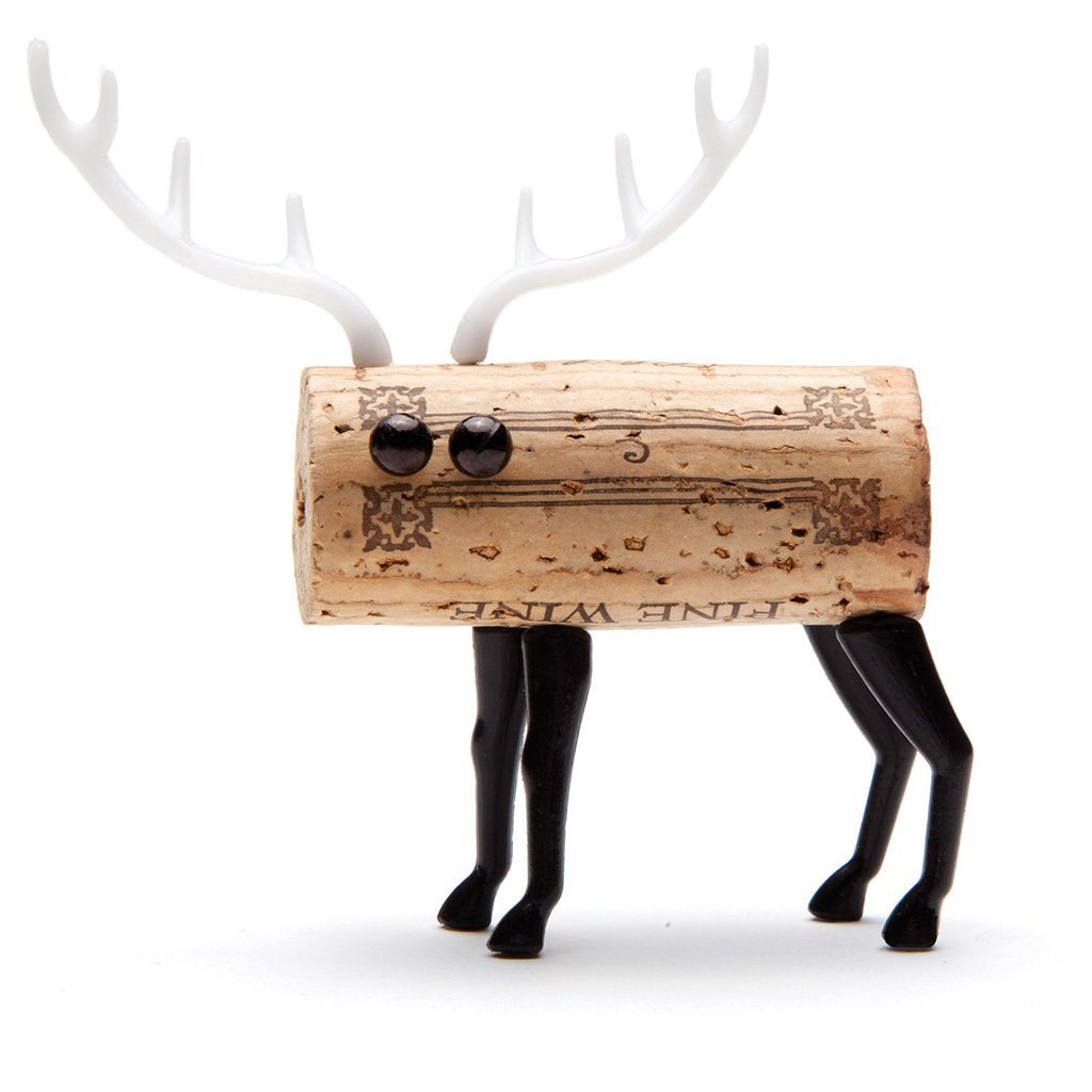 Animal characters made from wine corks – fun party gift - Deer