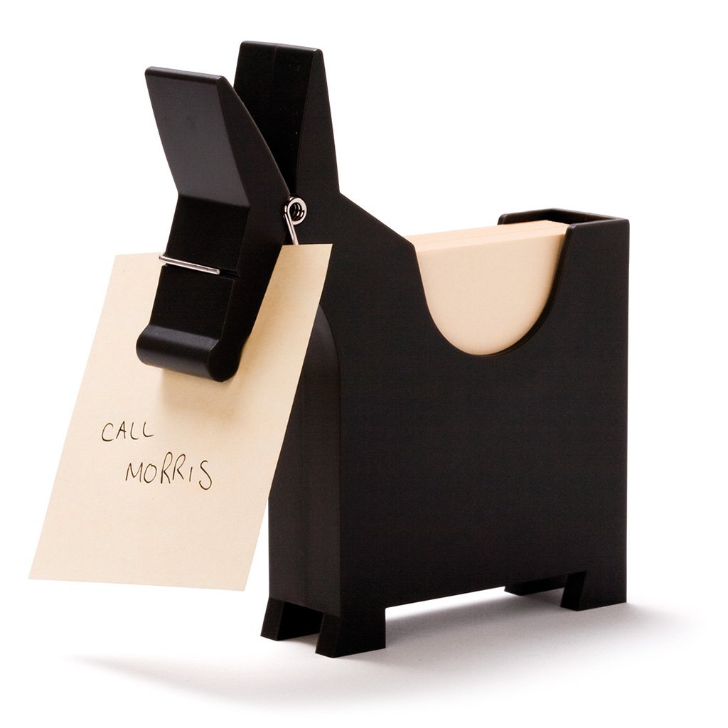 Donkey-shaped desk organizer with paperclips - Monkey Business