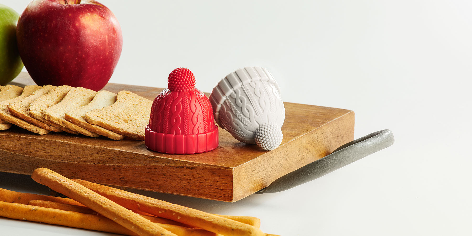 Beanie silicone wine bottle stopper – quirky gifts for wine lovers - Monkey Business USA