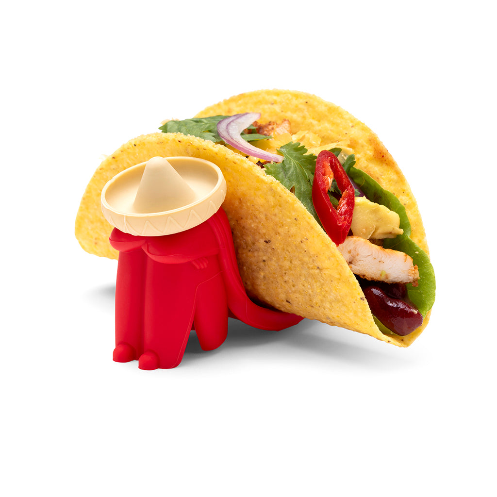 los dos Red taco holders set of 2 by Monkey Buiness