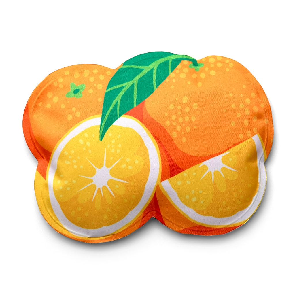 Orange Fruit-shaped soft ice packs for kids – by Monkey Business