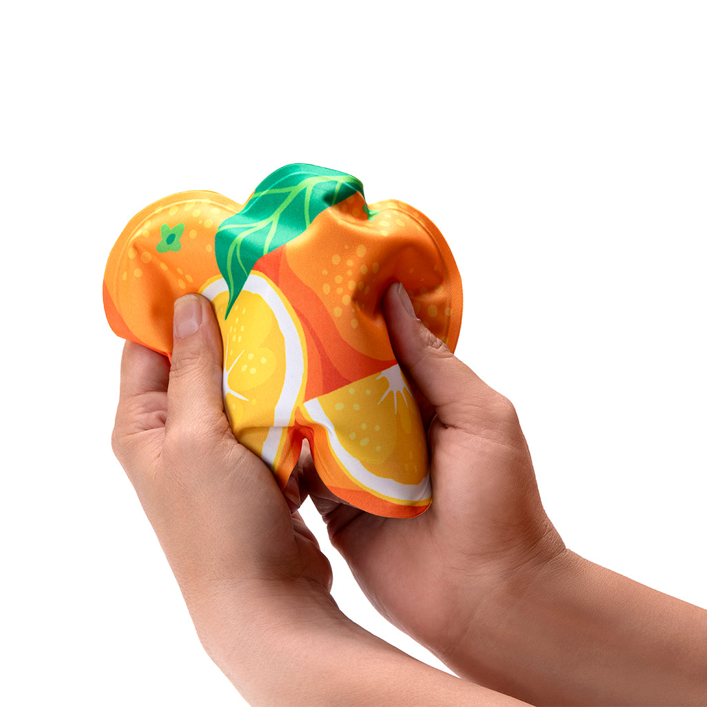 Illustrated orange inspired ice pack for baby lunchbox by Monkey Business