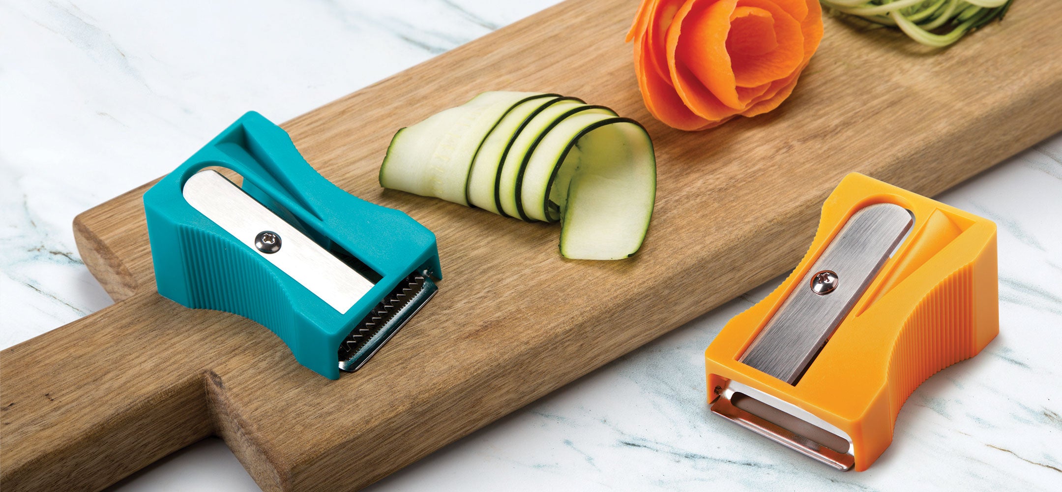 Karoto 2 vegetable peeler julienne set – shop the look - Monkey Business