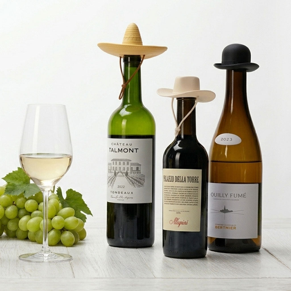 Fun wine bottle stoppers for dinner parties, wine nights, and entertaining guests.