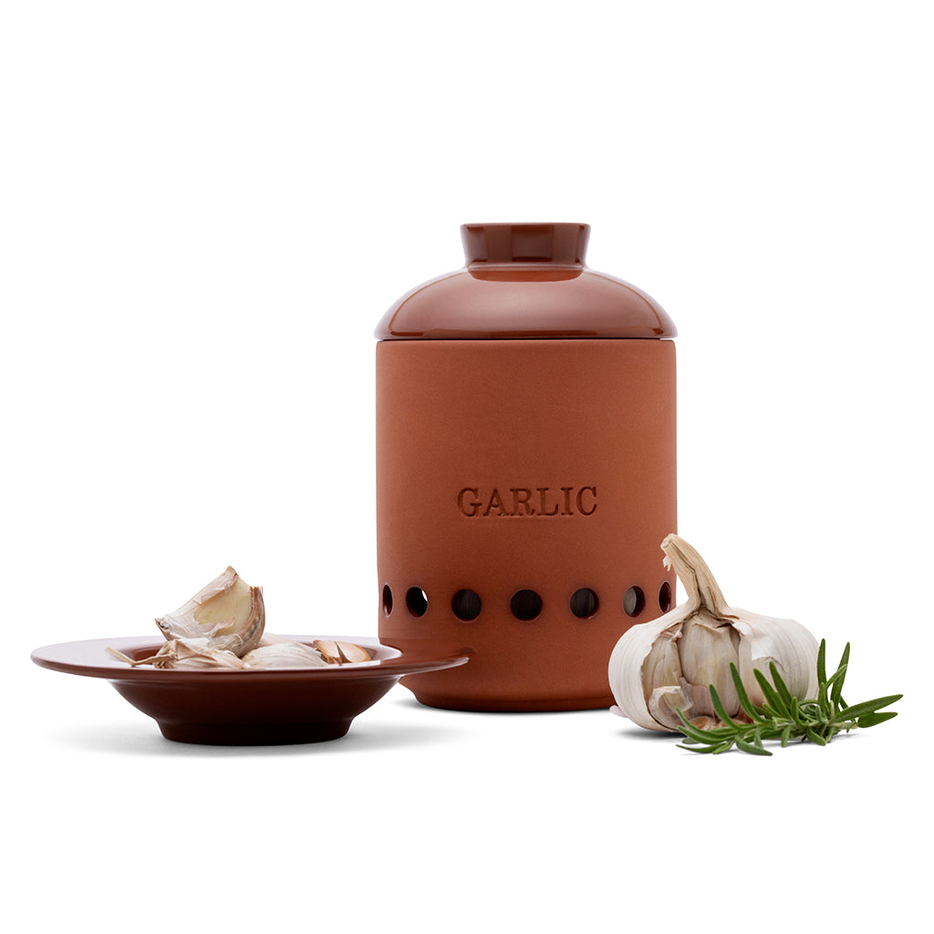 heads and cloves container for storing garlic - great  Hostess Gift
