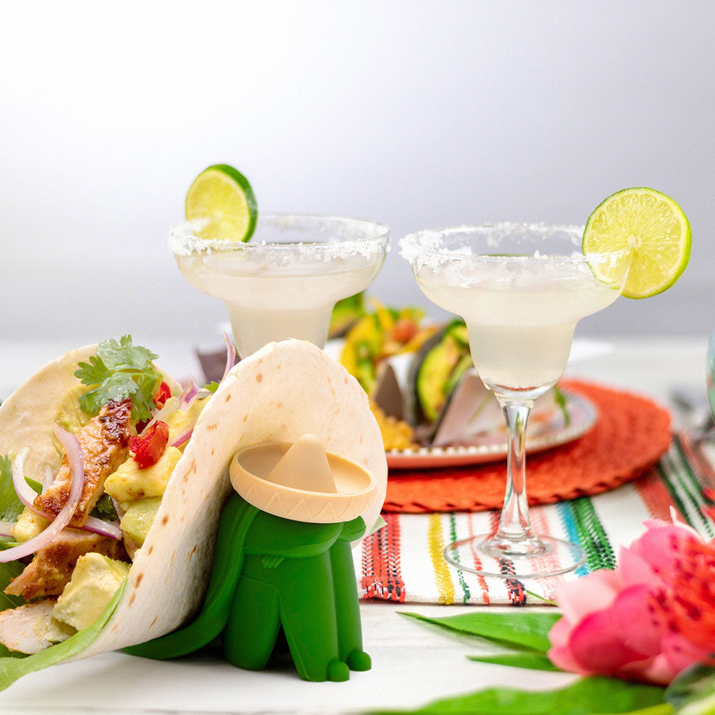los dos Colorful taco holders for kids' meals or Taco Tuesdayby Monkey Buiness