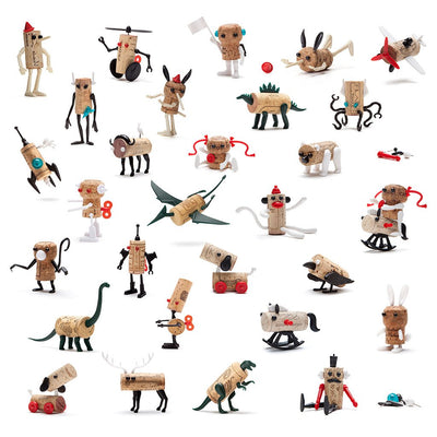 CORKERS WEDDING & PARTY FAVORS | Assorted designs in bulk pack - Wedding Favors - Monkey Business Europe