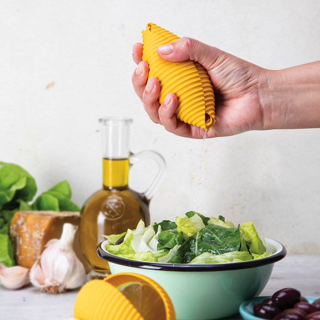 Fun and functional citrus press for lemons and limes